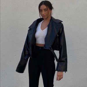 PRINCESS POLLY- STATEN ISLAND JACKET BLACK